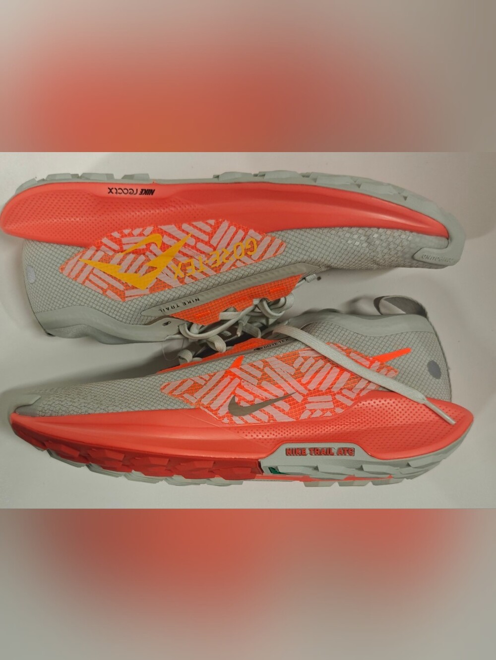 Nike Pegasus Trail 5 Gore-Tex Light Silver FQ0908-004 Women’s Size 9 - Picture 2 of 10